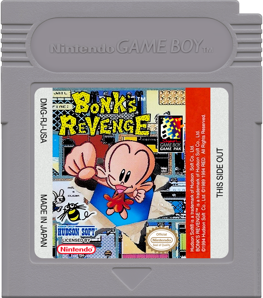 Bonk's Revenge cartridge